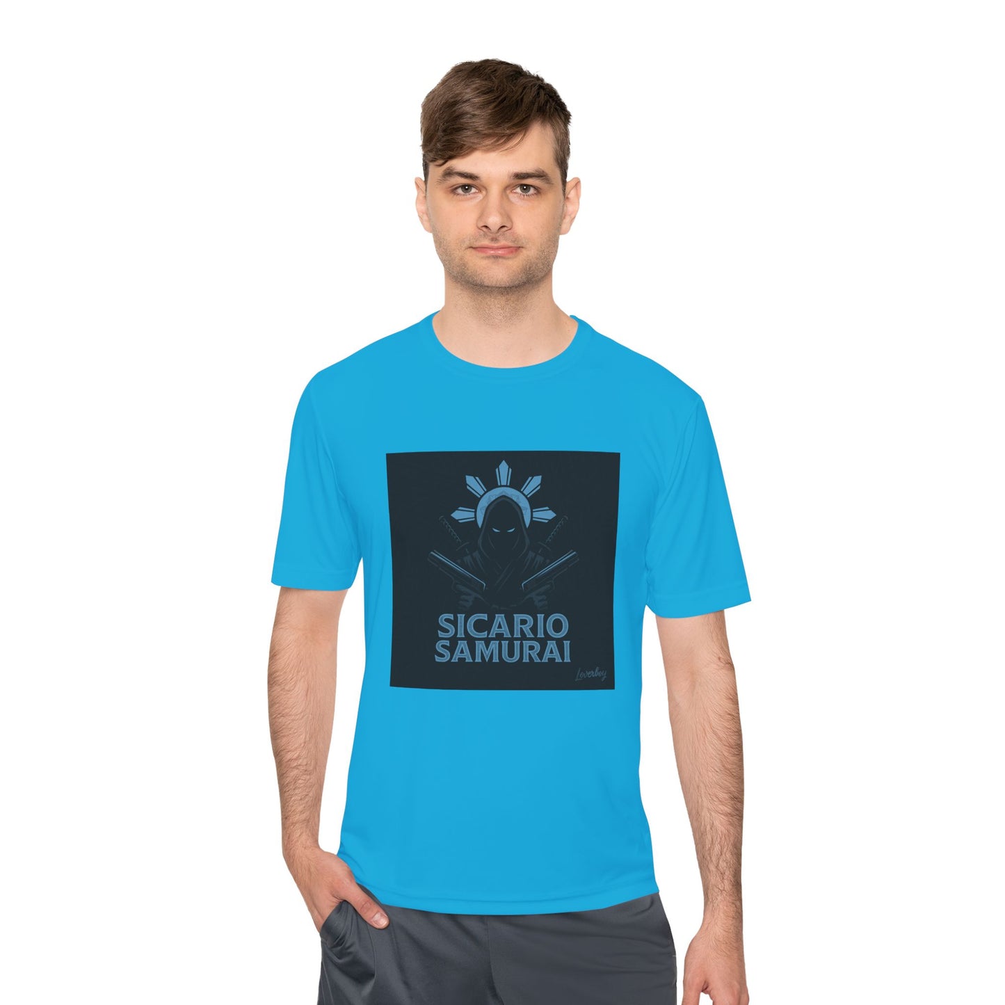 Sicario Samurai Unisex Moisture Wicking Tee, Cool Graphic Tee, Gamer Shirt, Anime Sweatshirt, Unique Gift, Casual Wear