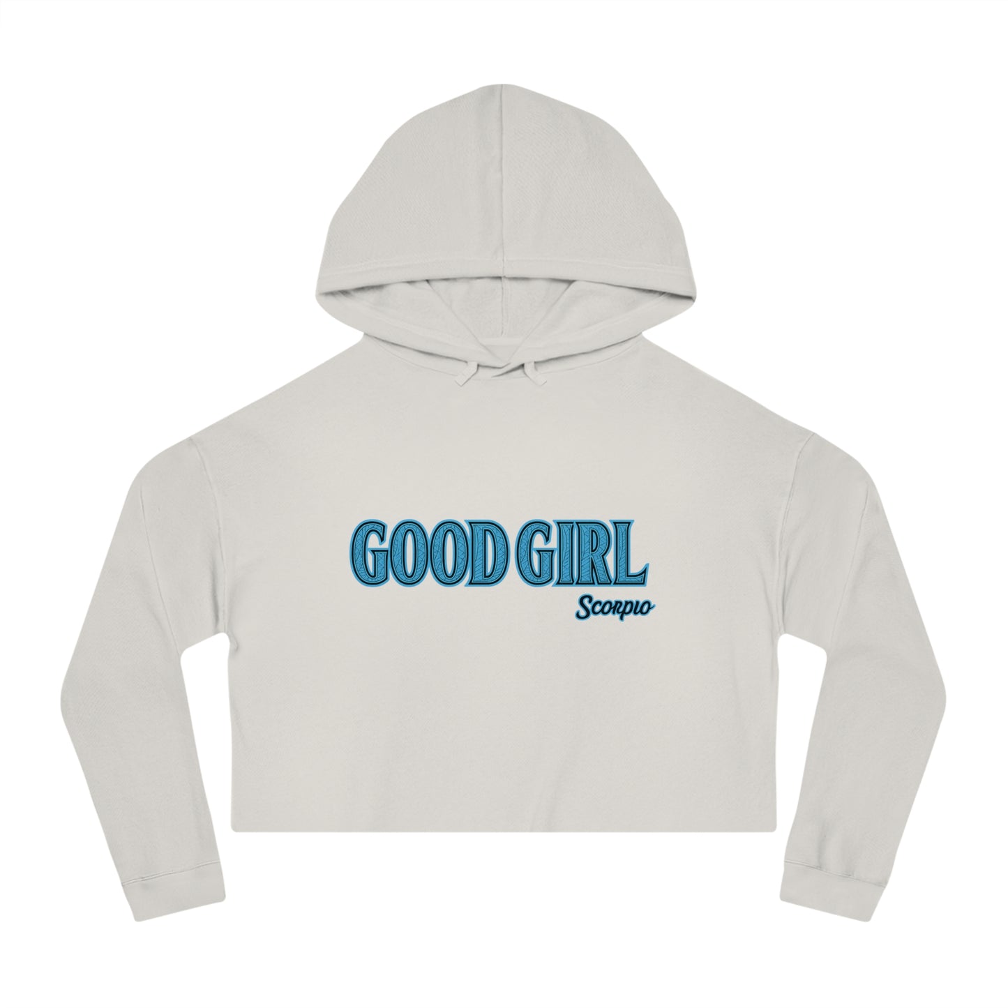 Good Girl Scorpio Cropped Sweatshirt | Women's Fashion, Astrology Apparel, Zodiac Clothing, Gift for Her, Trendy Outfit