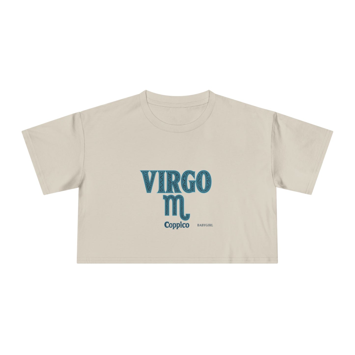 Virgo Zodiac Women's Crop Tee, Astrology Gift, Women's Horoscope Shirt, Birthday Gift, Stylish Zodiac Tee