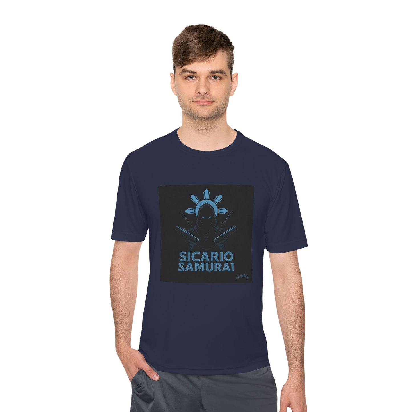Sicario Samurai Unisex Moisture Wicking Tee, Cool Graphic Tee, Gamer Shirt, Anime Sweatshirt, Unique Gift, Casual Wear