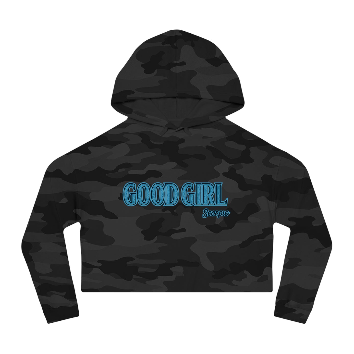 Good Girl Scorpio Cropped Sweatshirt | Women's Fashion, Astrology Apparel, Zodiac Clothing, Gift for Her, Trendy Outfit