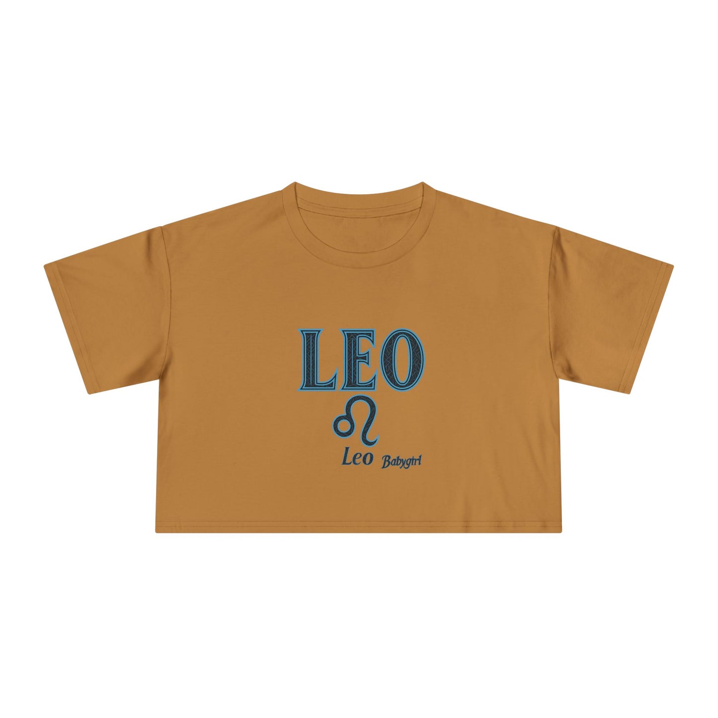 Trendy Women's Crop Tee - Leo Zodiac T-Shirt, Astrology Gift, Birthday Apparel, Casual Wear, Cute Summer Top
