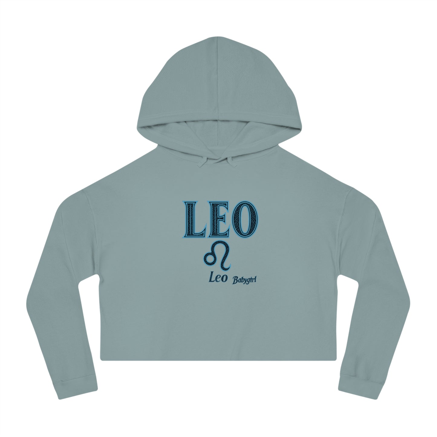 Stylish Cropped Sweatshirt for Zodiac Lovers, Astrology Apparel, Gift for Her, Leo Hoodie, Comfortable Casual Wear