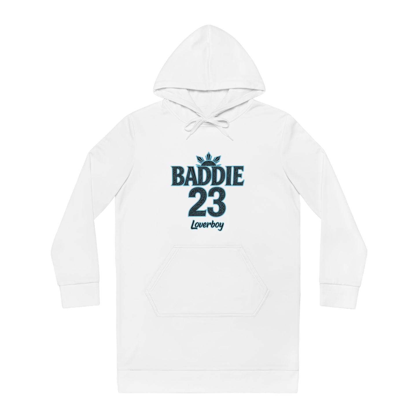 Chic Baddie Hoodie Dress, Trendy Casual Wear, Perfect for Everyday, Great for Parties and Lounging, Stylish Gift Idea