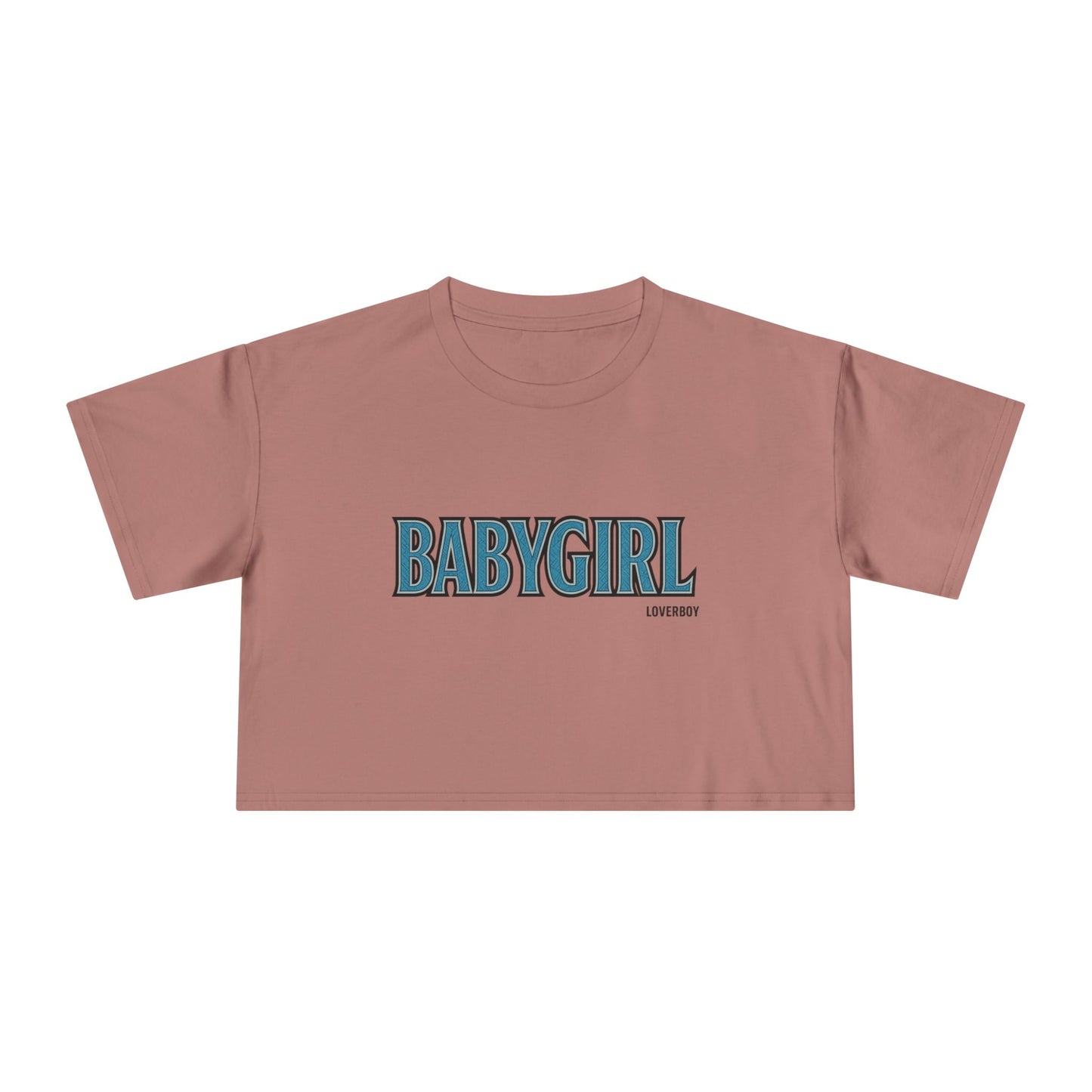 Stylish Women's Crop Tee with 'BABYGIRL' Design, Trendy Summer Top, Gift for Fashion Lovers, Casual Wear, Festival Style
