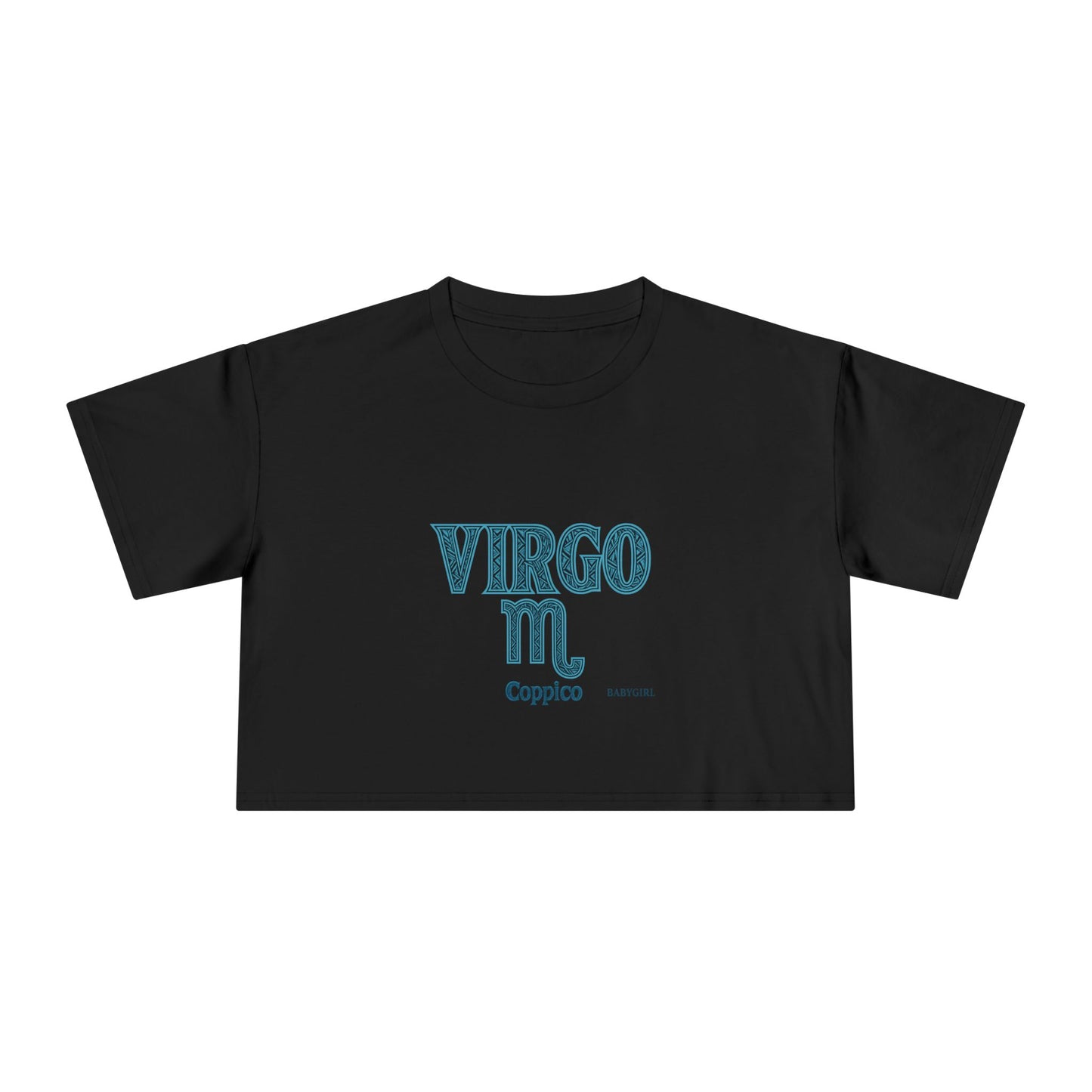 Virgo Zodiac Women's Crop Tee, Astrology Gift, Women's Horoscope Shirt, Birthday Gift, Stylish Zodiac Tee