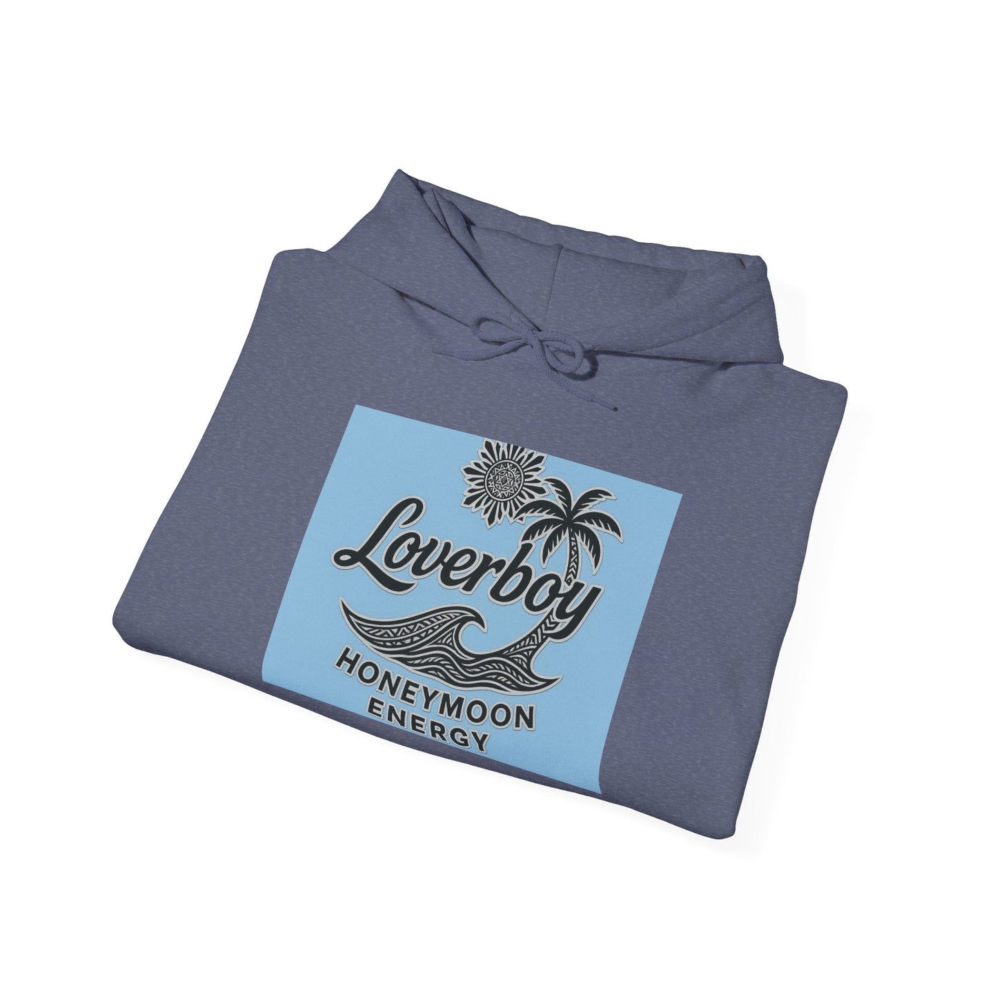 Loverboy Honeymoon Energy Hoodie, Cozy Sweatshirt, Unisex Gift, Casual Wear, Summer Vibes, Fun Travel Apparel