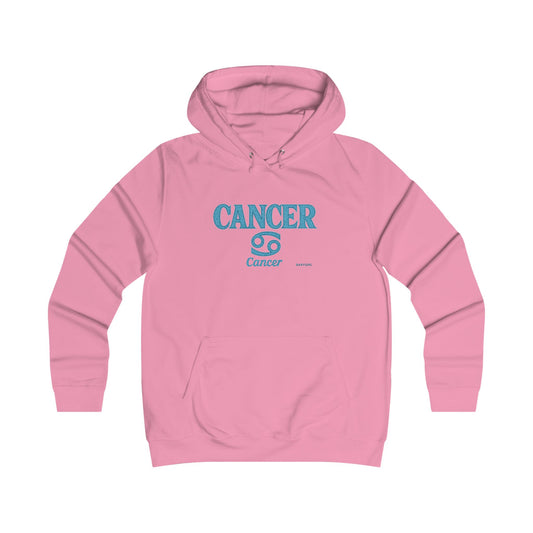 Stylish Cancer Zodiac Hoodie, Horoscope Sweatshirt, Astrology Gift, College Apparel, Astrology Fashion, Zodiac Sign Clothing
