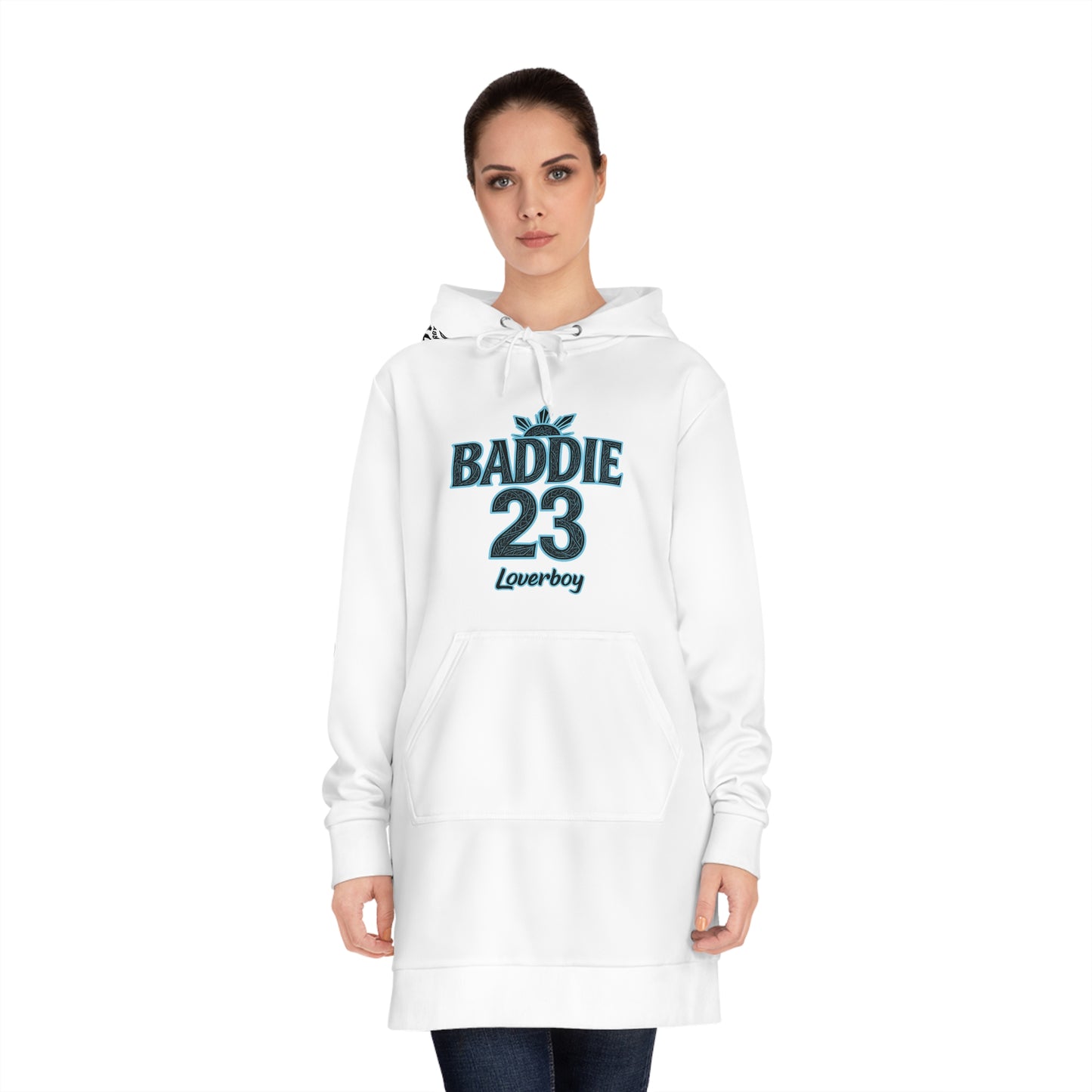 Chic Baddie Hoodie Dress, Trendy Casual Wear, Perfect for Everyday, Great for Parties and Lounging, Stylish Gift Idea