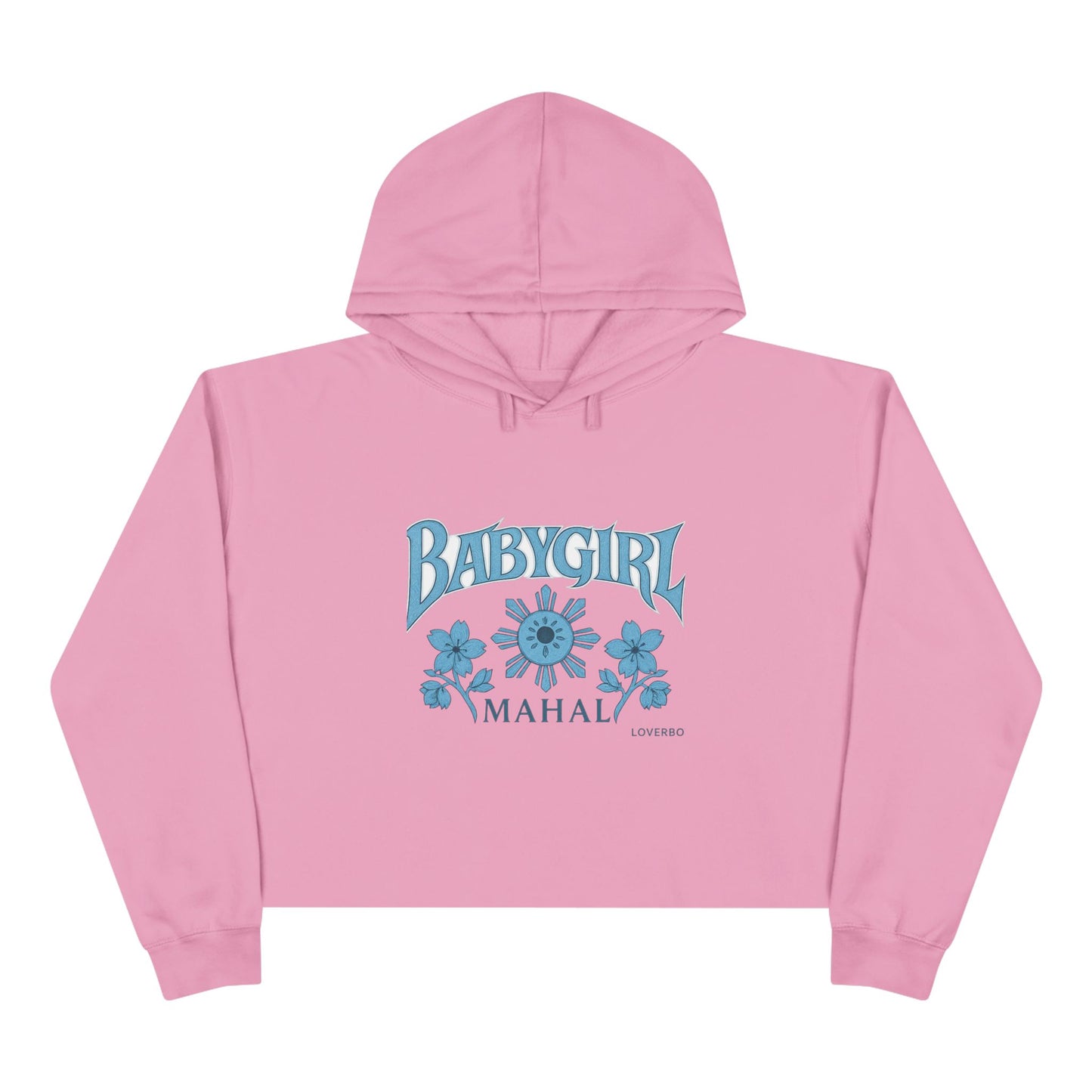 Baby Girl Floral Crop Hoodie | Trendy Streetwear, Casual Wear, Gift for Her, Statement Hoodie, Comfortable Fashion