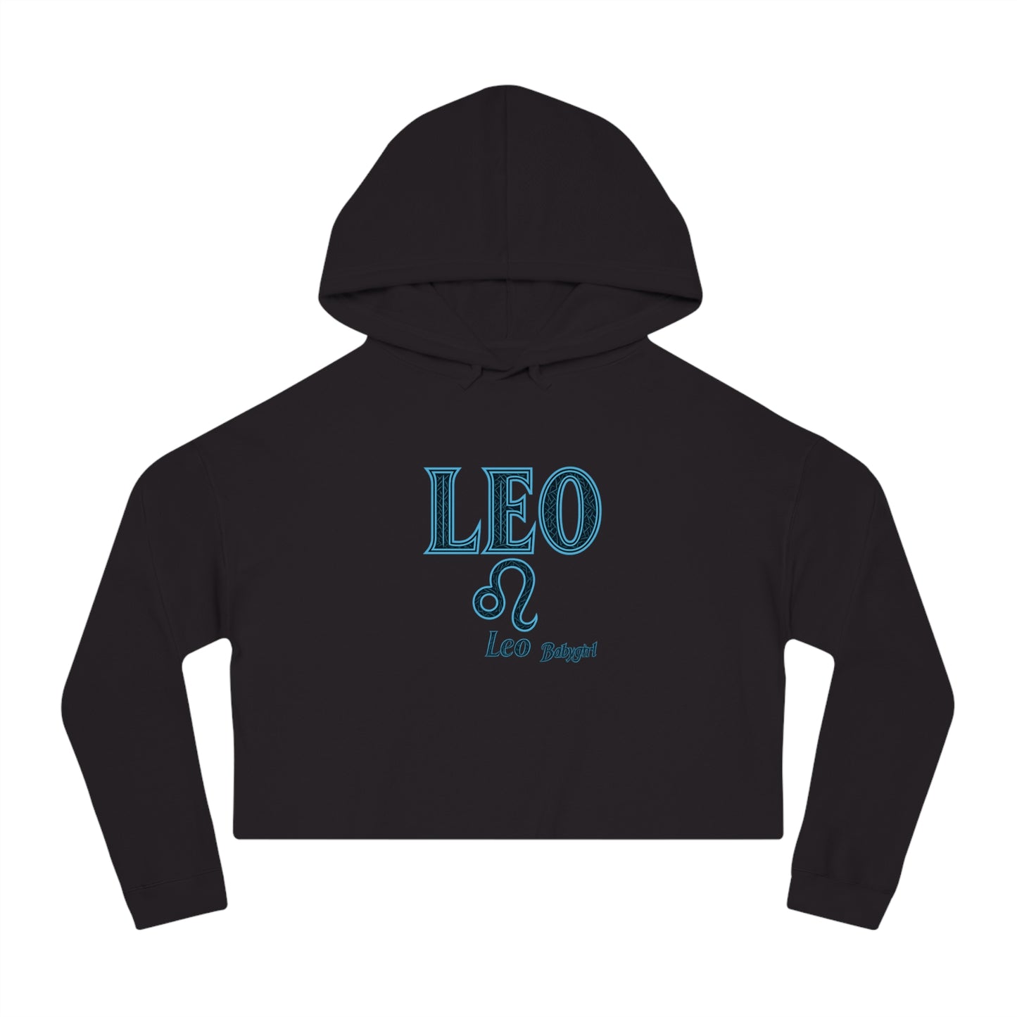 Stylish Cropped Sweatshirt for Zodiac Lovers, Astrology Apparel, Gift for Her, Leo Hoodie, Comfortable Casual Wear