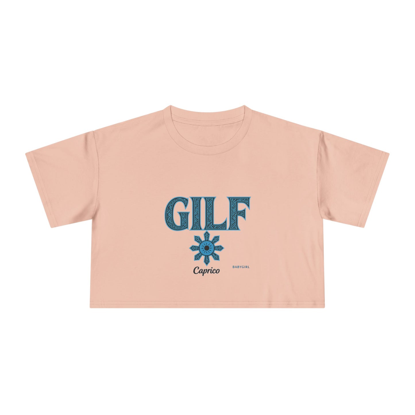 Trendy Women's Crop Tee - Fun GILF Graphic, Perfect for Casual Wear, Gifts, or Summer Outfits