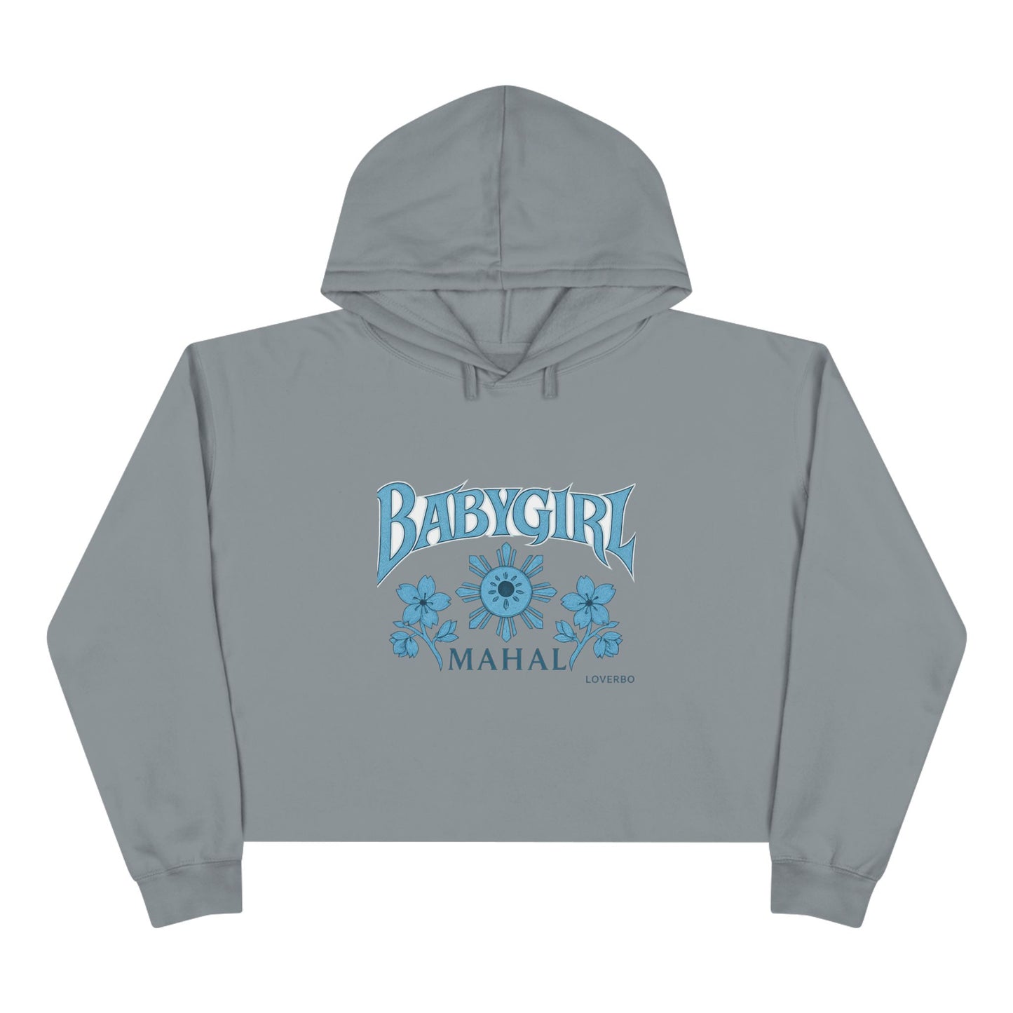 Baby Girl Floral Crop Hoodie | Trendy Streetwear, Casual Wear, Gift for Her, Statement Hoodie, Comfortable Fashion