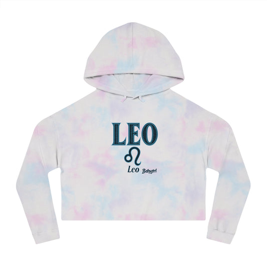 Stylish Cropped Sweatshirt for Zodiac Lovers, Astrology Apparel, Gift for Her, Leo Hoodie, Comfortable Casual Wear