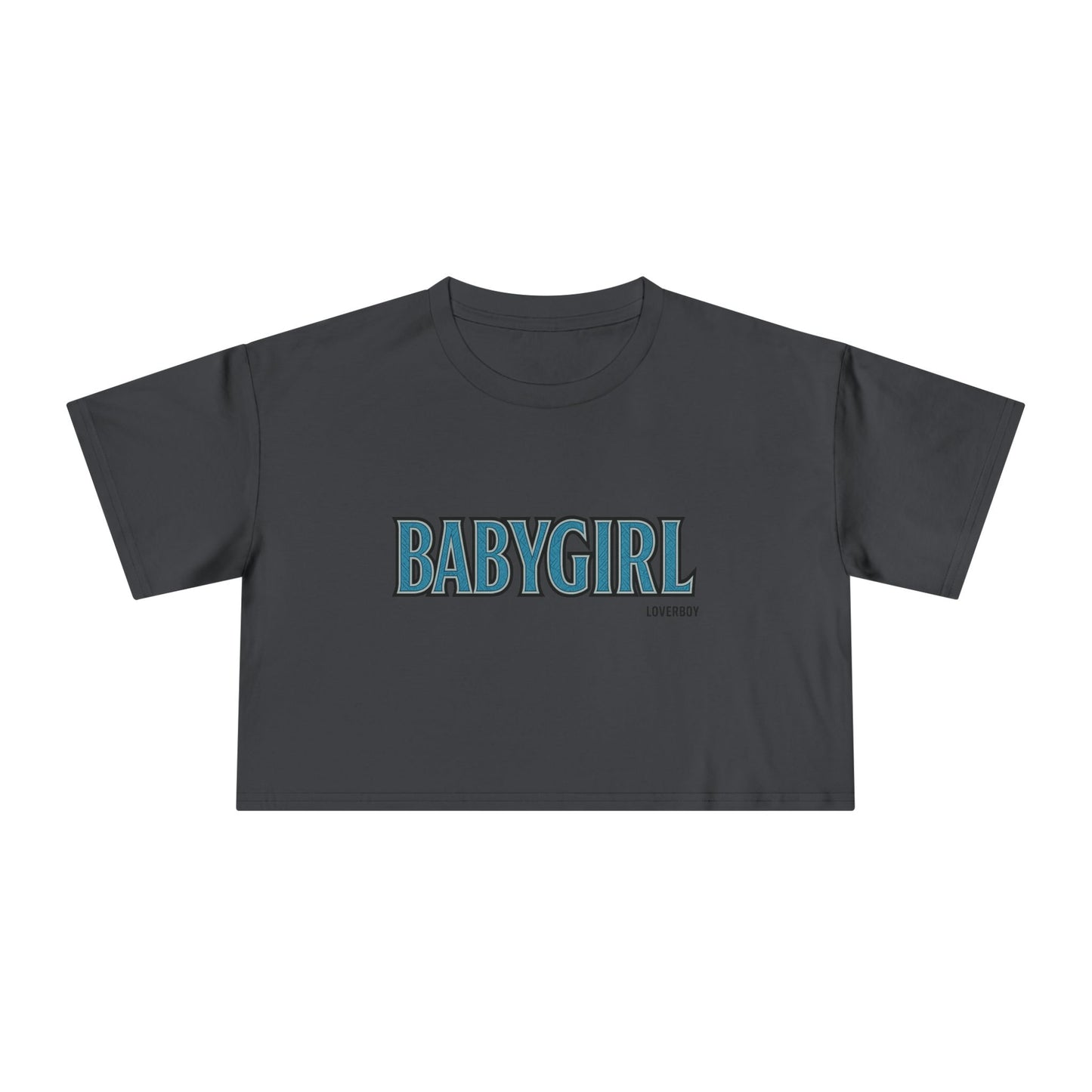 Stylish Women's Crop Tee with 'BABYGIRL' Design, Trendy Summer Top, Gift for Fashion Lovers, Casual Wear, Festival Style