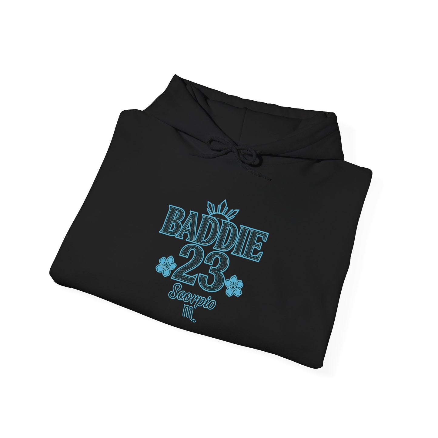 Baddie Scorpio Hoodie | Unisex Heavy Blend Sweatshirt for Zodiac Lovers, Astrology Gift, Unique Fall Fashion, Cozy Everyday Wear
