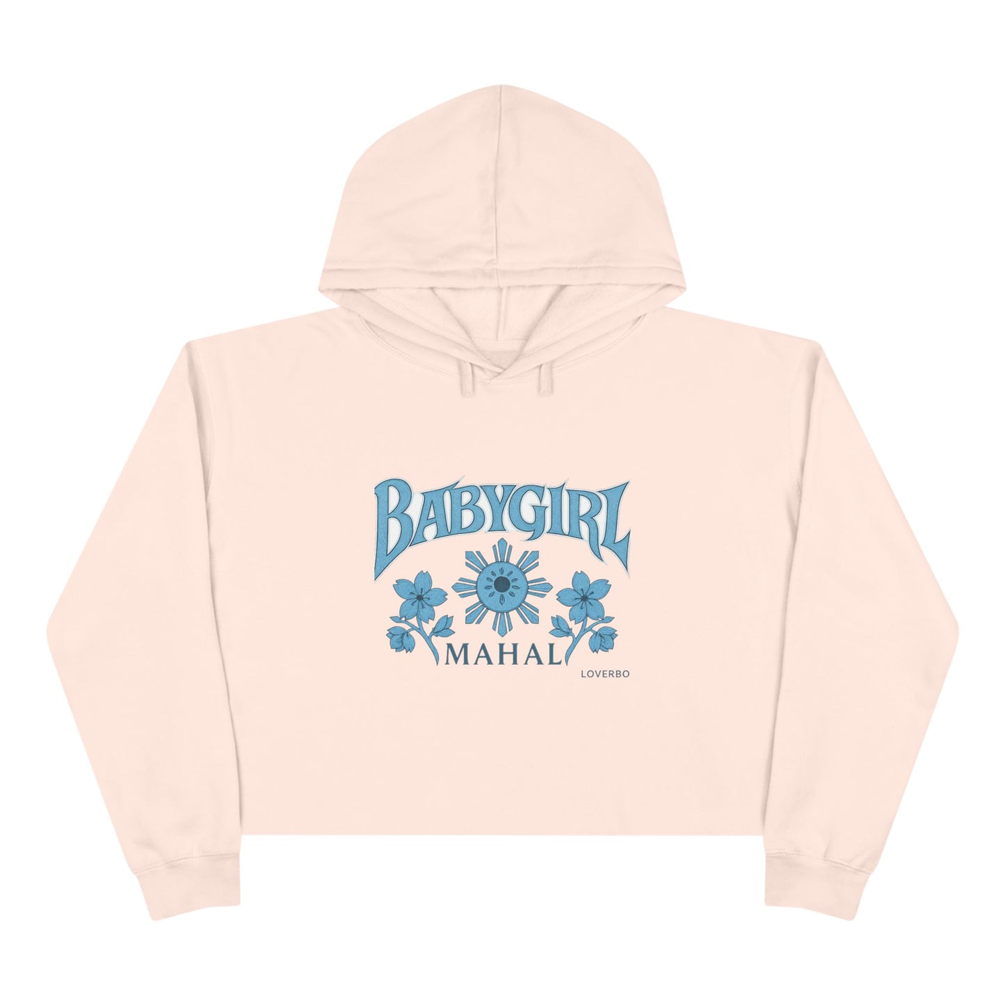 Baby Girl Floral Crop Hoodie | Trendy Streetwear, Casual Wear, Gift for Her, Statement Hoodie, Comfortable Fashion