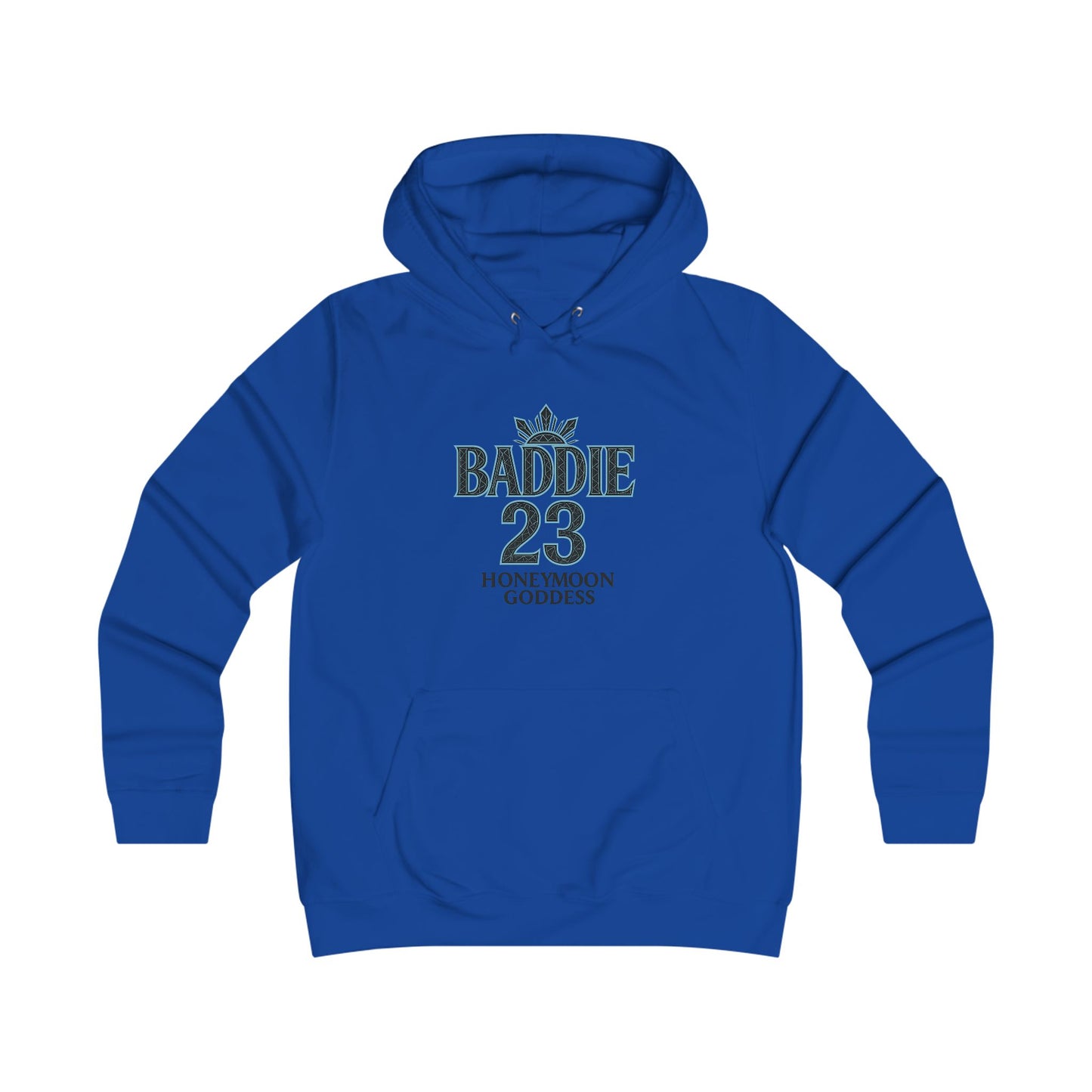 Baddie College Hoodie - Hoodie for Girls, Casual Wear, College Style, Cozy Outfit, Honeymoon Goddess