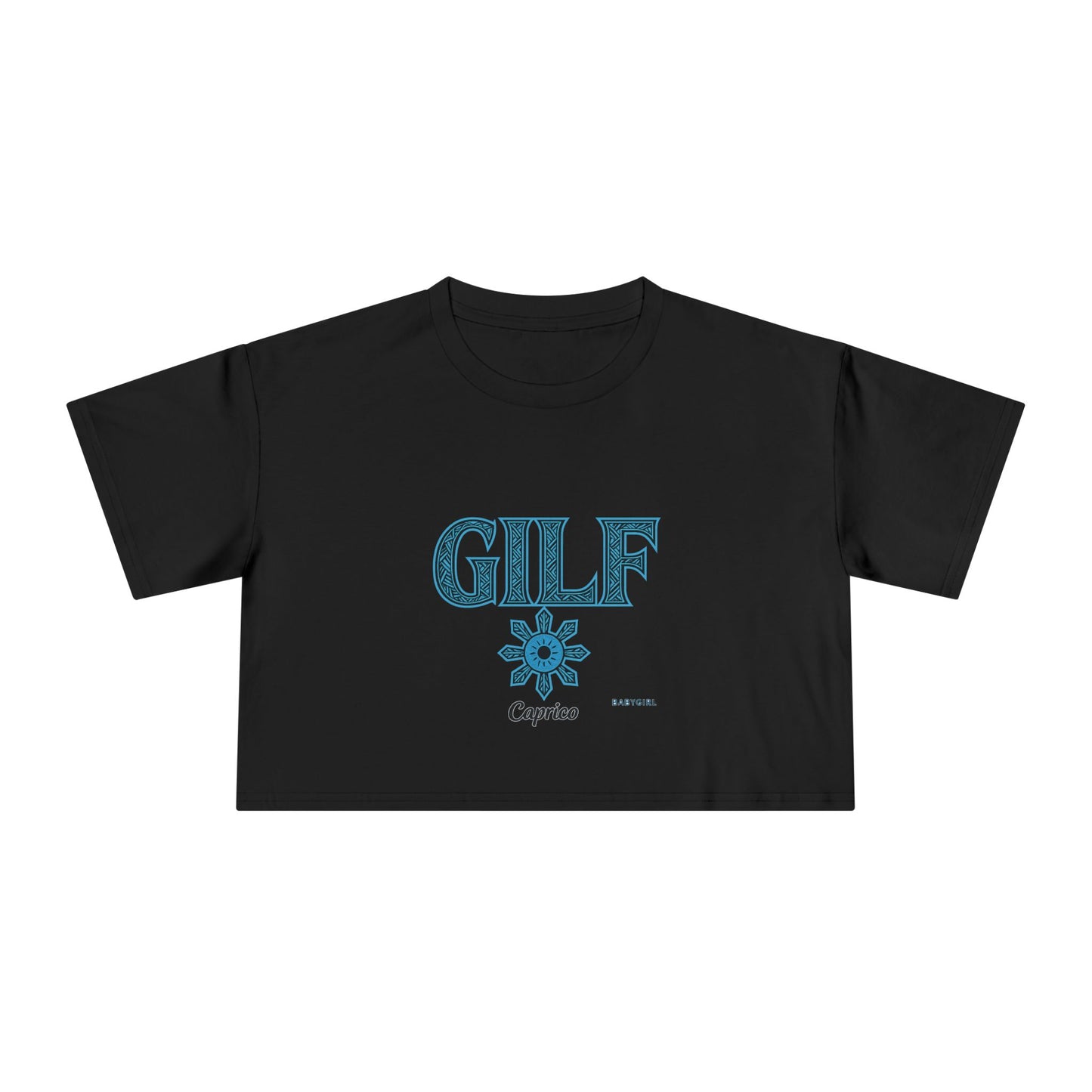 Trendy Women's Crop Tee - Fun GILF Graphic, Perfect for Casual Wear, Gifts, or Summer Outfits