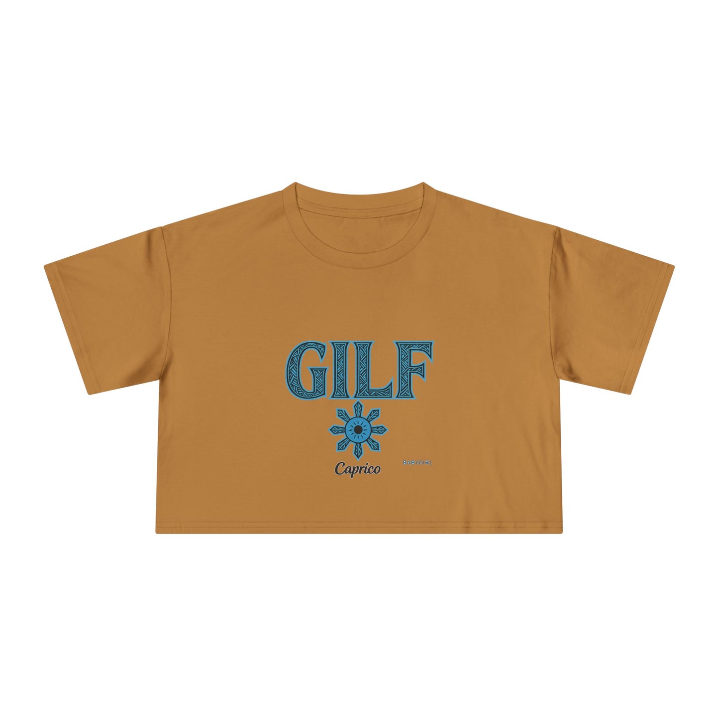 Trendy Women's Crop Tee - Fun GILF Graphic, Perfect for Casual Wear, Gifts, or Summer Outfits