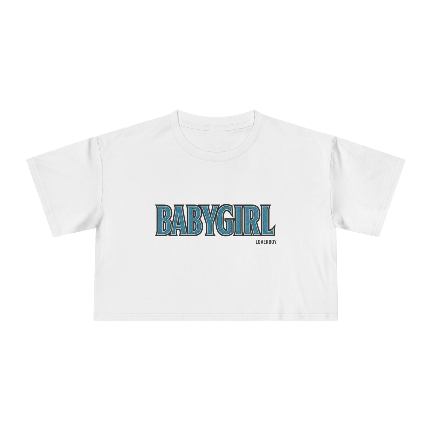 Stylish Women's Crop Tee with 'BABYGIRL' Design, Trendy Summer Top, Gift for Fashion Lovers, Casual Wear, Festival Style