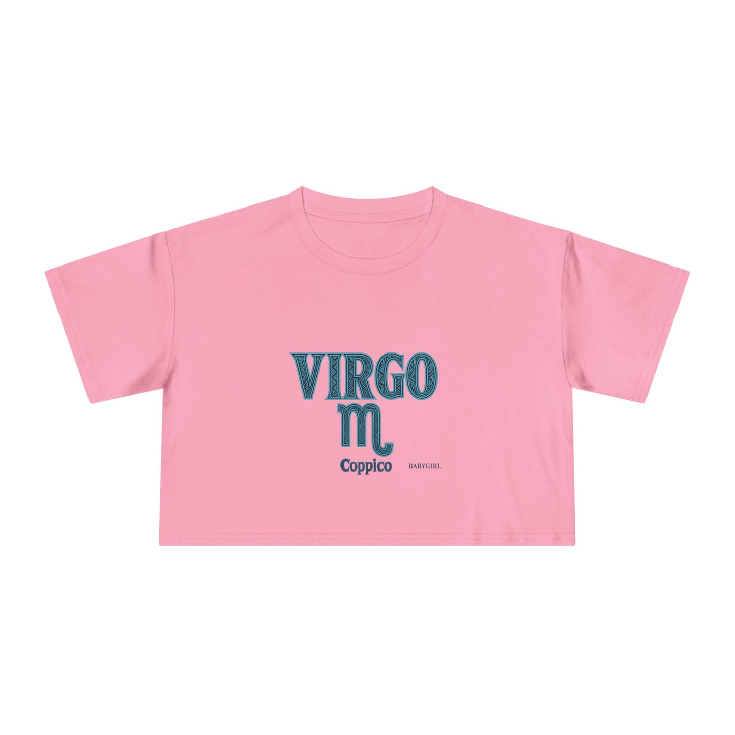 Virgo Zodiac Women's Crop Tee, Astrology Gift, Women's Horoscope Shirt, Birthday Gift, Stylish Zodiac Tee