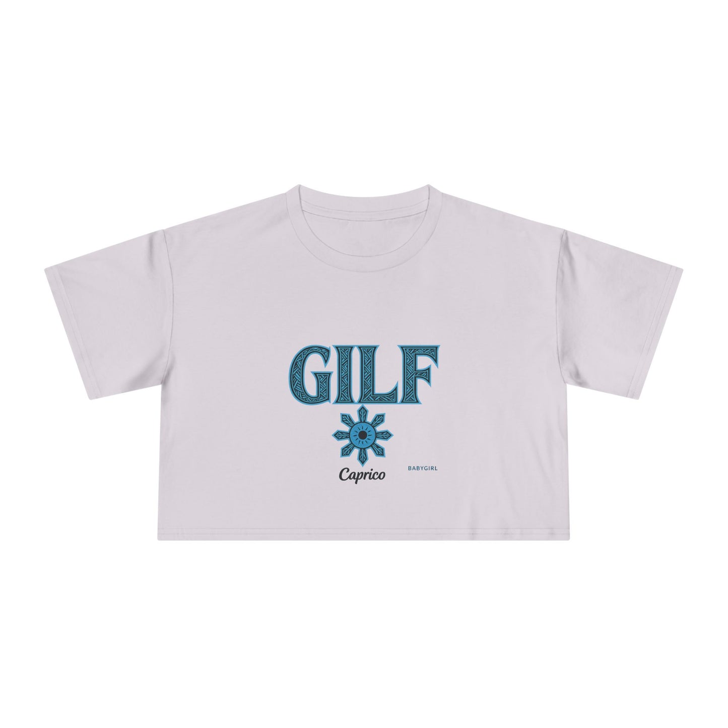 Trendy Women's Crop Tee - Fun GILF Graphic, Perfect for Casual Wear, Gifts, or Summer Outfits