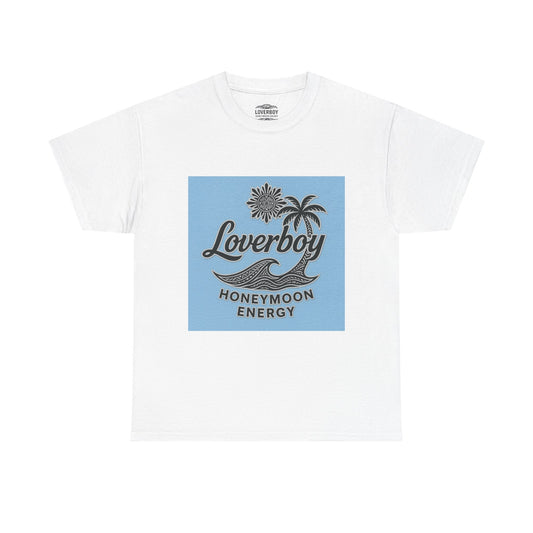 Loverboy Unisex Tee, Honeymoon Vibes T-Shirt, Romantic Couple Gift, Wedding Anniversary Shirt, Valentine's Day Top