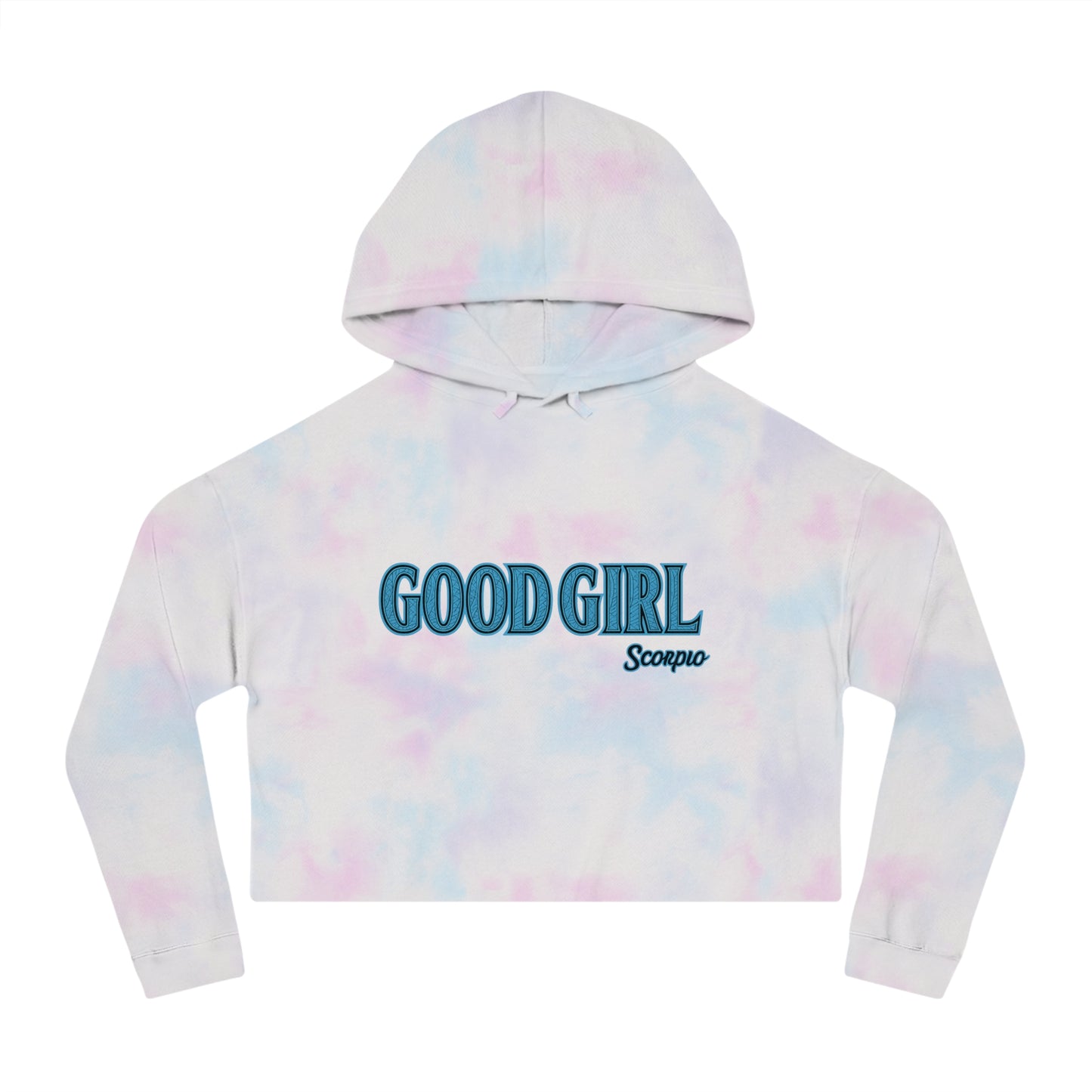 Good Girl Scorpio Cropped Sweatshirt | Women's Fashion, Astrology Apparel, Zodiac Clothing, Gift for Her, Trendy Outfit