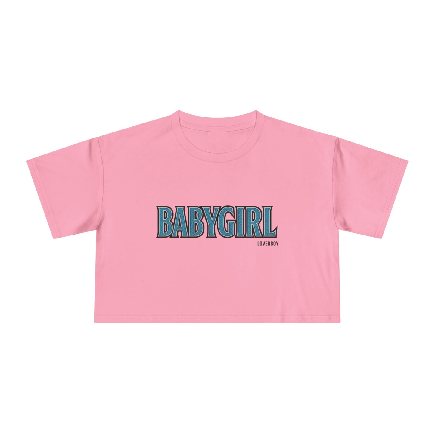 Stylish Women's Crop Tee with 'BABYGIRL' Design, Trendy Summer Top, Gift for Fashion Lovers, Casual Wear, Festival Style
