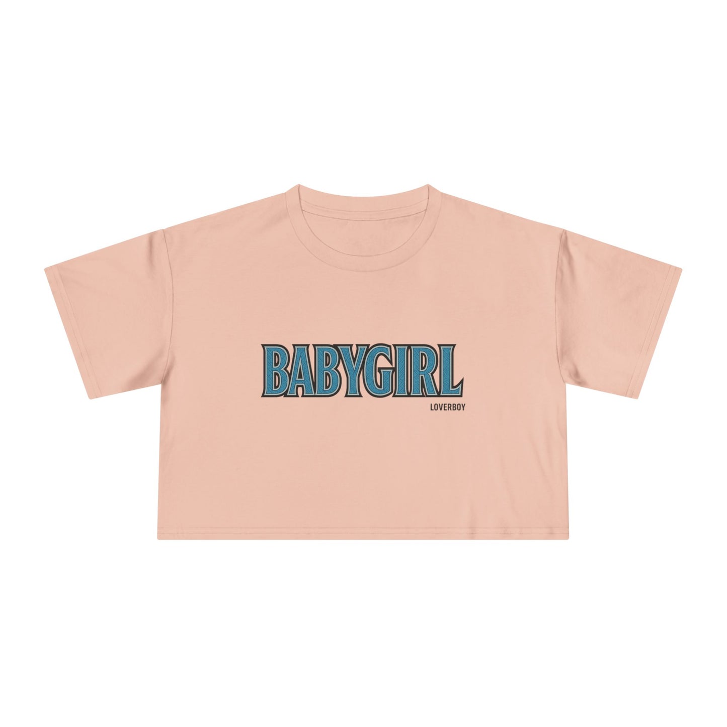 Stylish Women's Crop Tee with 'BABYGIRL' Design, Trendy Summer Top, Gift for Fashion Lovers, Casual Wear, Festival Style