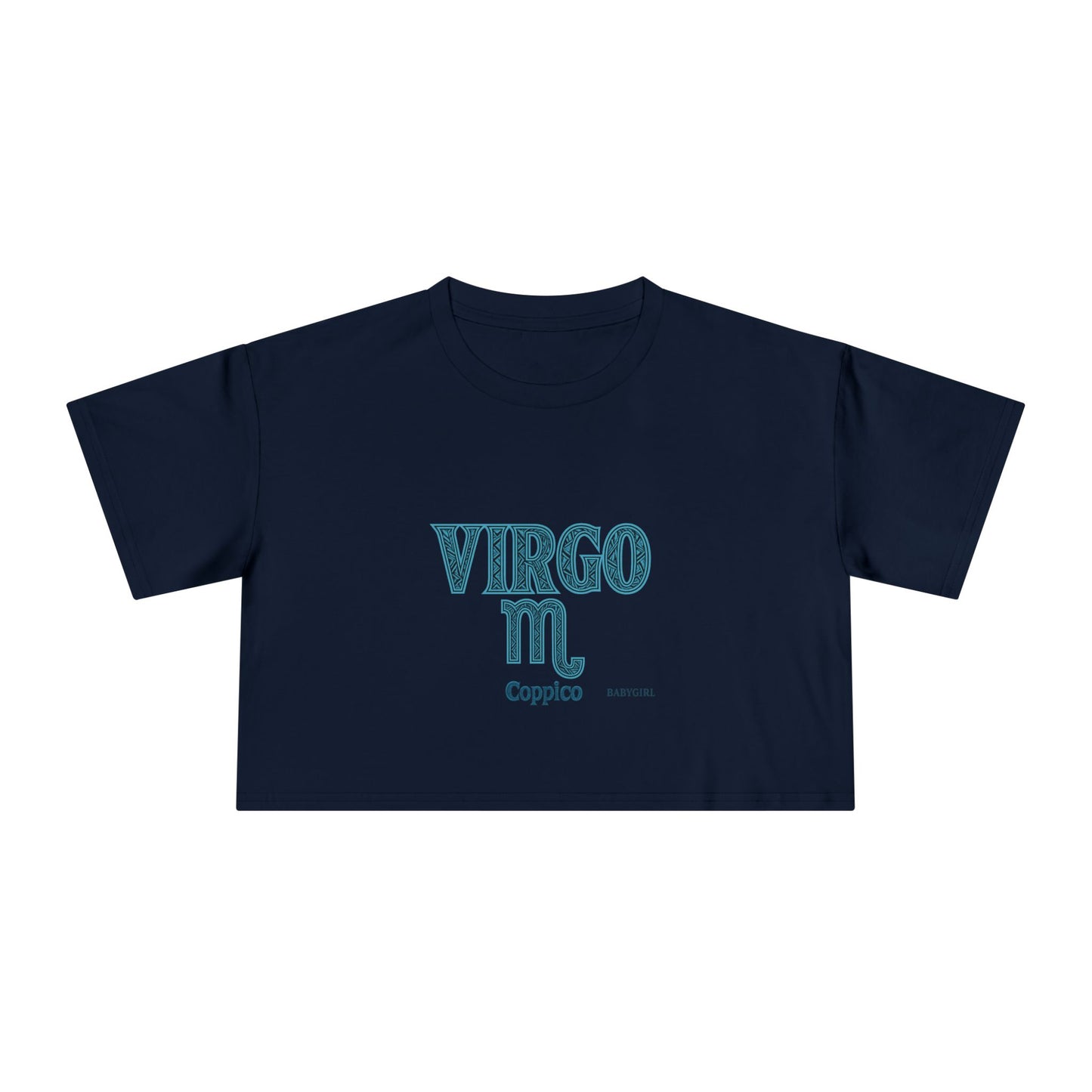 Virgo Zodiac Women's Crop Tee, Astrology Gift, Women's Horoscope Shirt, Birthday Gift, Stylish Zodiac Tee