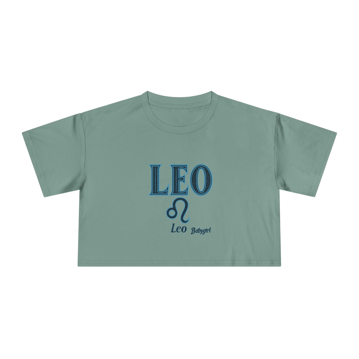 Trendy Women's Crop Tee - Leo Zodiac T-Shirt, Astrology Gift, Birthday Apparel, Casual Wear, Cute Summer Top