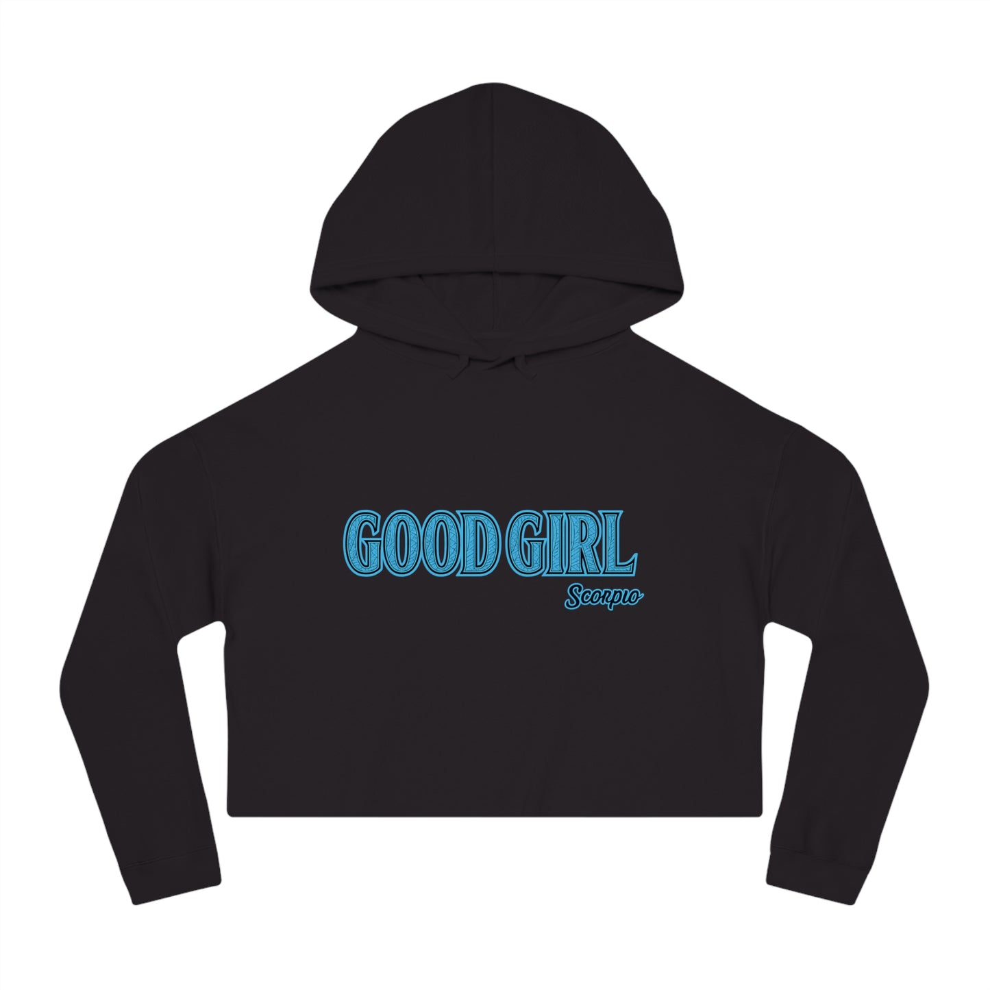 Good Girl Scorpio Cropped Sweatshirt | Women's Fashion, Astrology Apparel, Zodiac Clothing, Gift for Her, Trendy Outfit