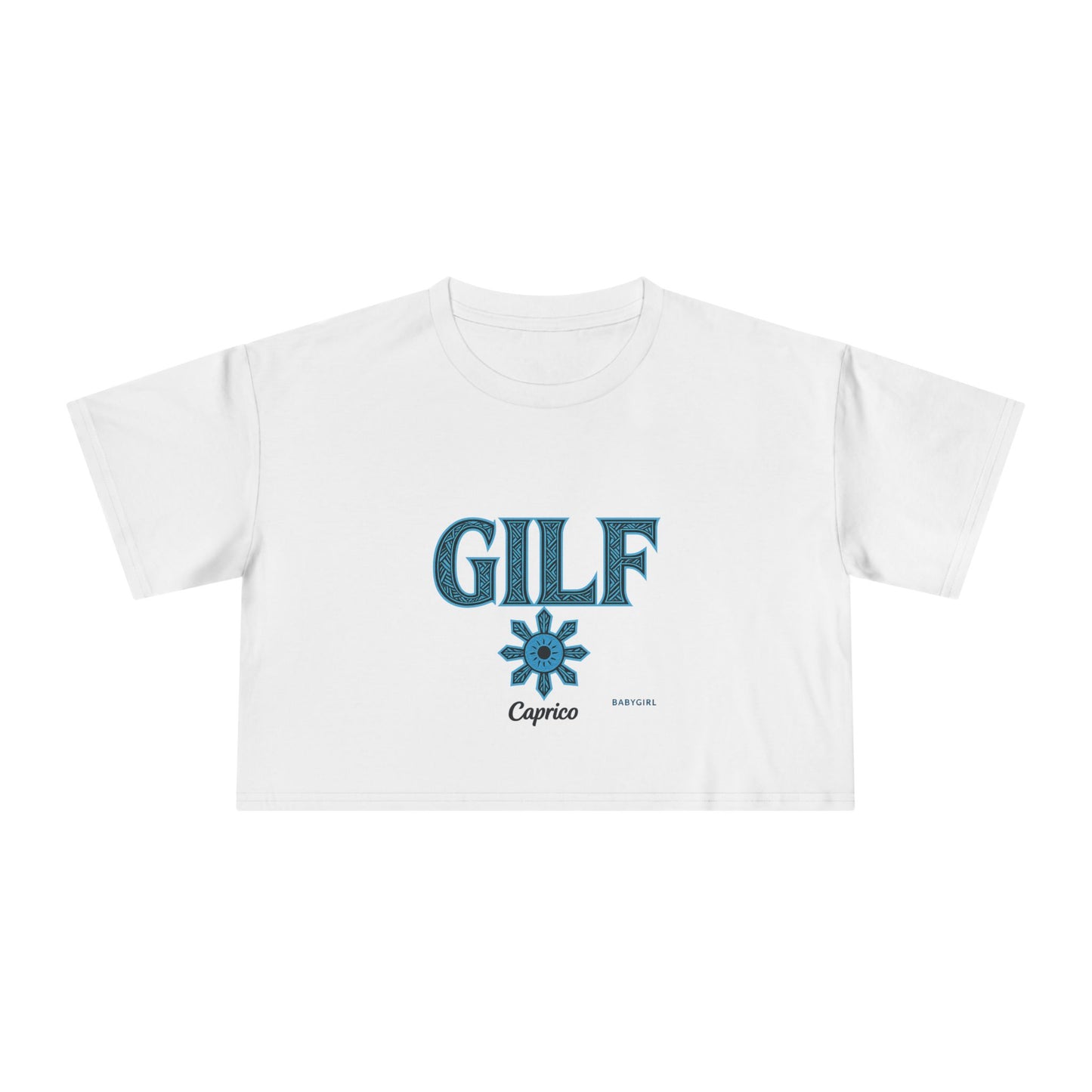 Trendy Women's Crop Tee - Fun GILF Graphic, Perfect for Casual Wear, Gifts, or Summer Outfits