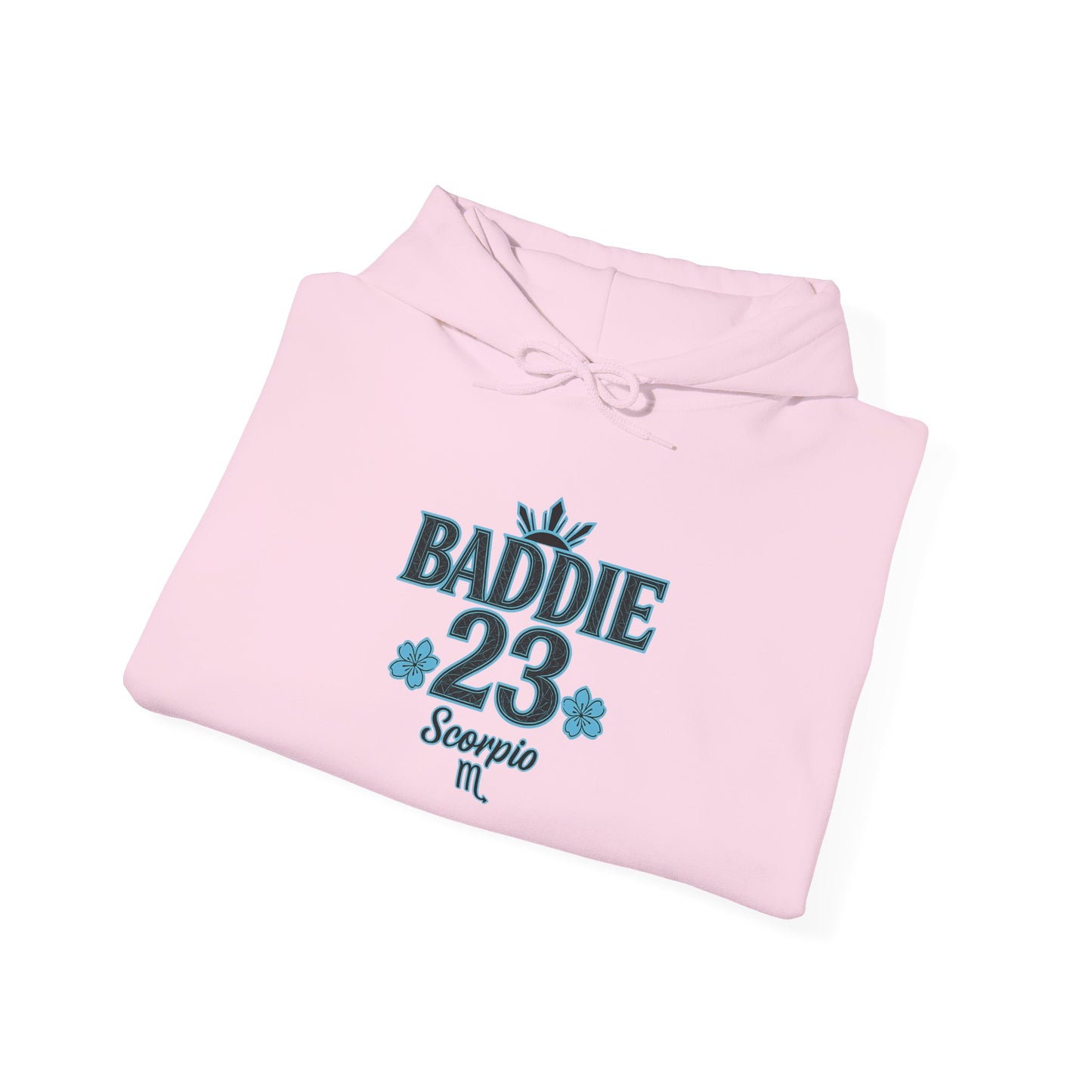 Baddie Scorpio Hoodie | Unisex Heavy Blend Sweatshirt for Zodiac Lovers, Astrology Gift, Unique Fall Fashion, Cozy Everyday Wear