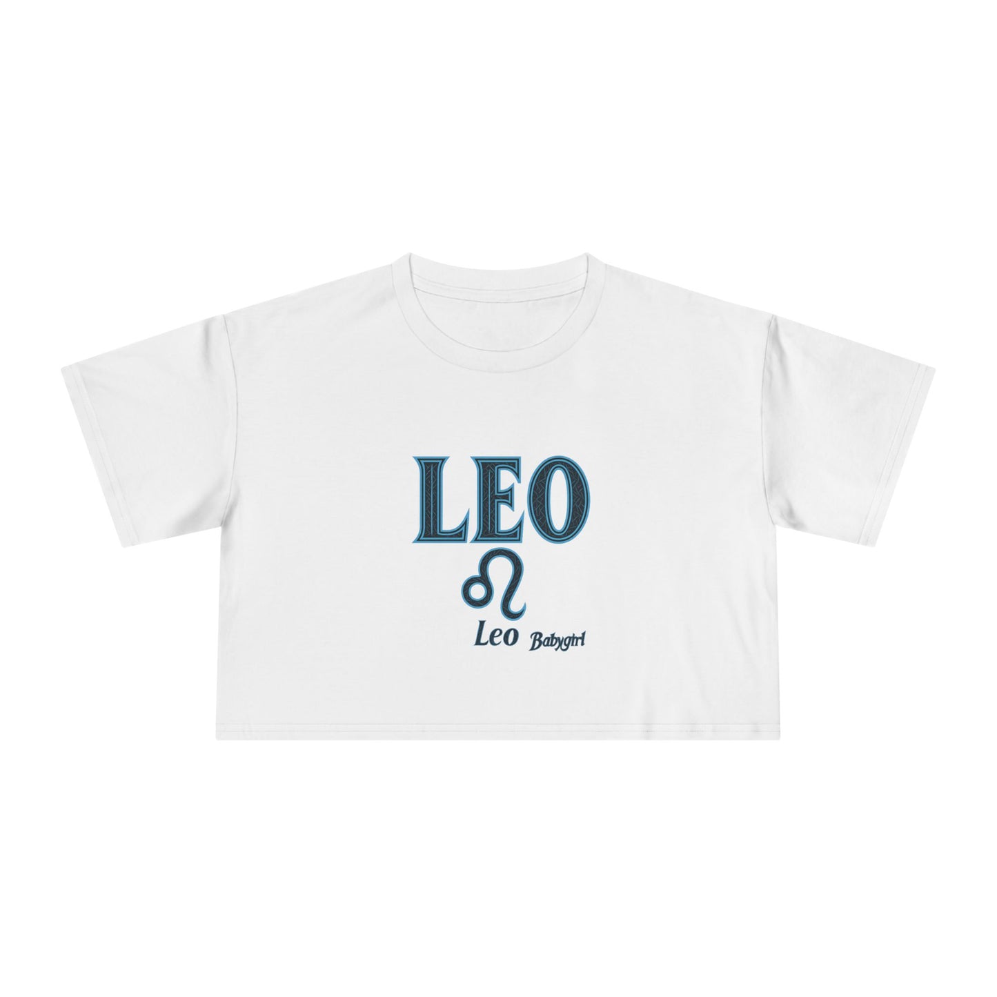 Trendy Women's Crop Tee - Leo Zodiac T-Shirt, Astrology Gift, Birthday Apparel, Casual Wear, Cute Summer Top