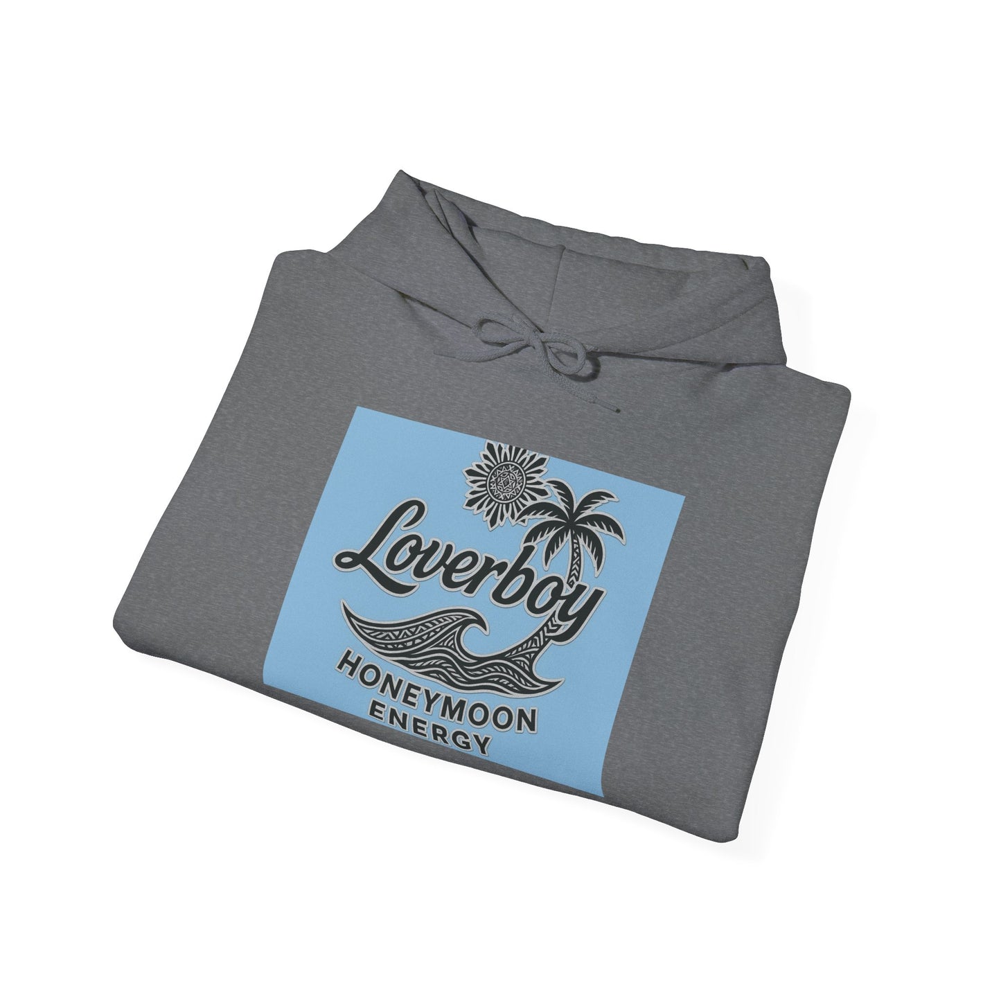 Loverboy Honeymoon Energy Hoodie, Cozy Sweatshirt, Unisex Gift, Casual Wear, Summer Vibes, Fun Travel Apparel